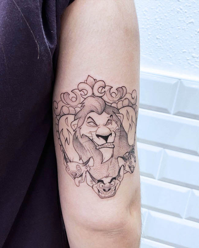 Tatuaggio Scar di @pertierratattoo