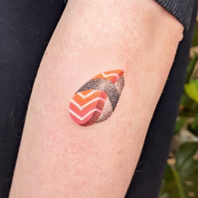 Tatuaggio di sushi di tonno di @mafupoke