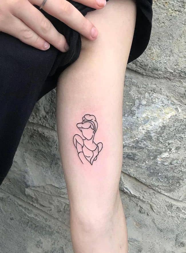 Cinderella tattoo by @dzejnswoon