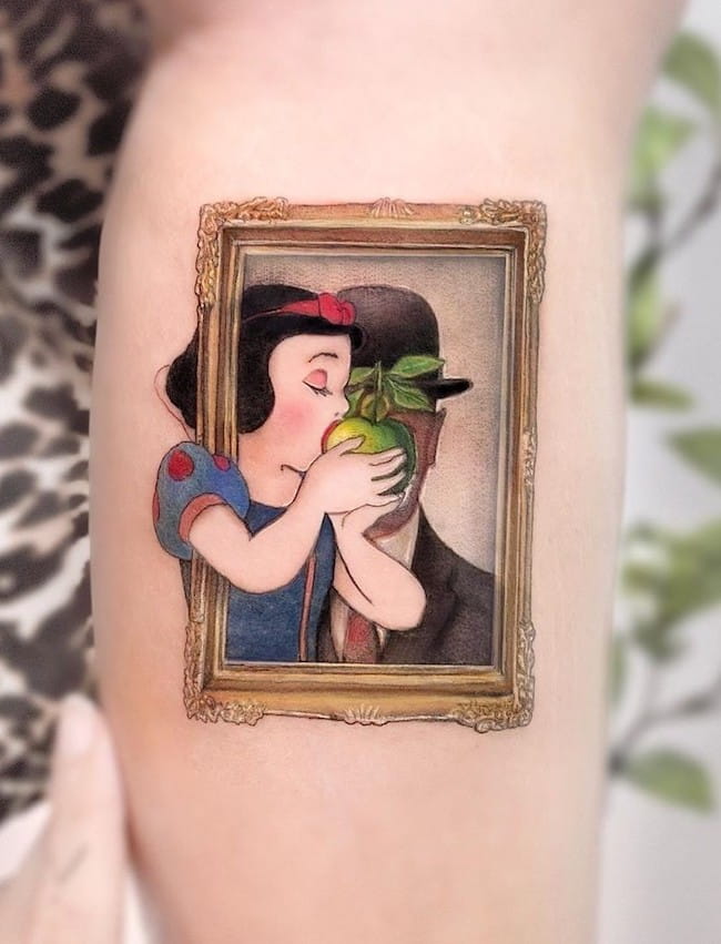 Snow White tattoo by @thetattooshop.co_.uk_