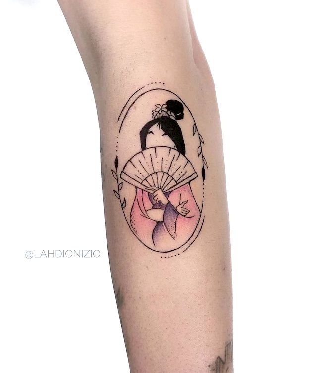 Mulan tattoo by @lahdionizio