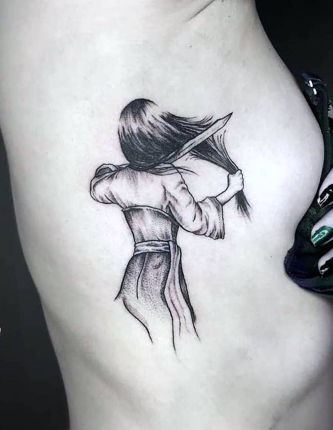 Mulan tattoo by @la__onda__inc