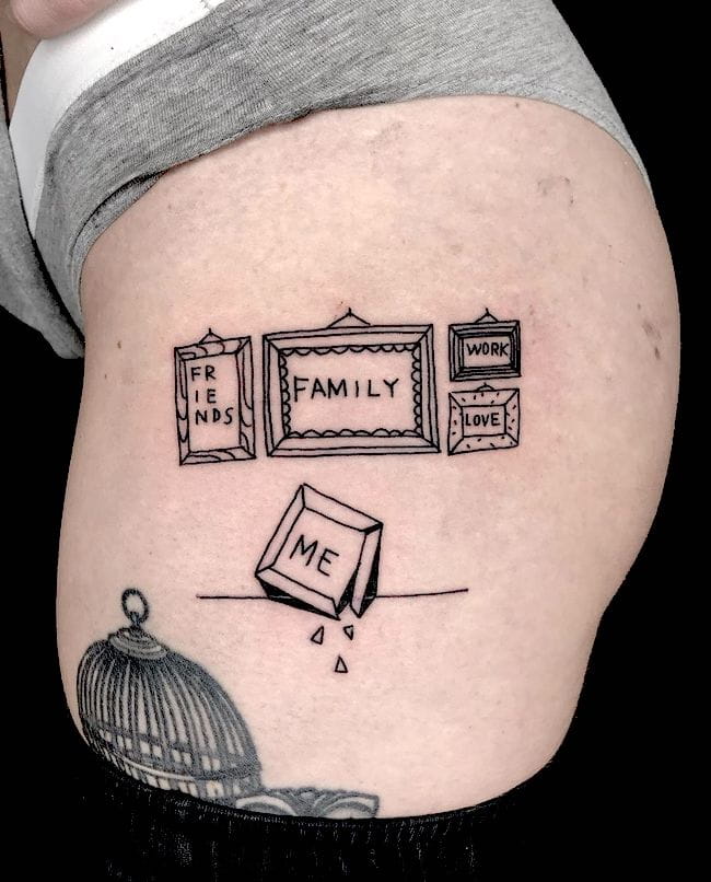Un tatuaggio profondo per mettere se stessi al primo posto da @alvarmena