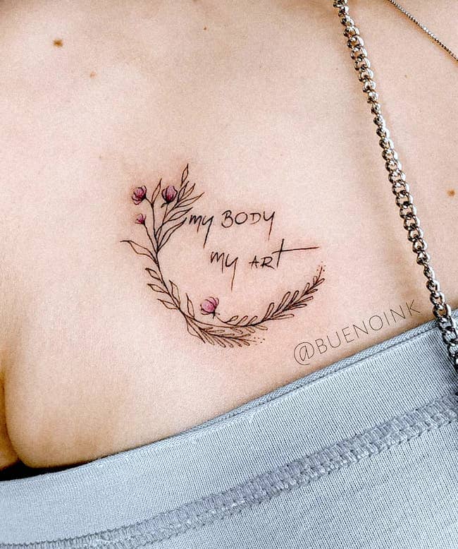 Il mio corpo, la mia arte - un tatuaggio body positive di @buenoink