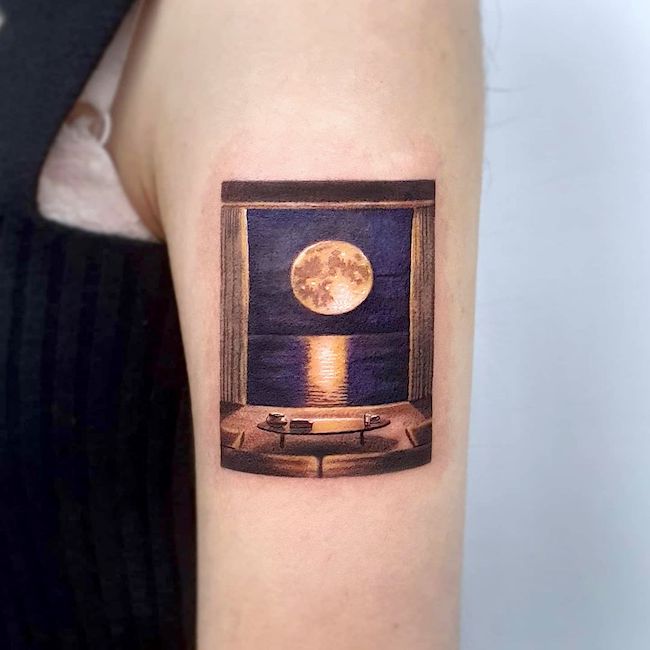 Tatuaggio di pittura realistica di @jiro_painter
