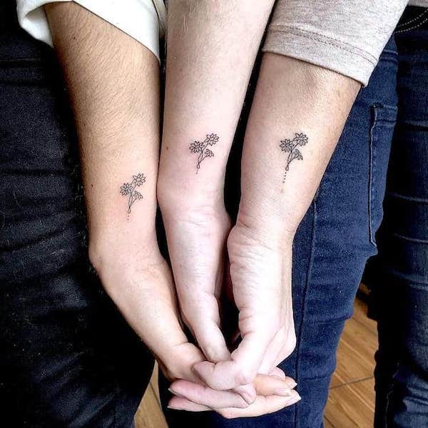Tatuaggio Madre e fratelli di @ximenamil