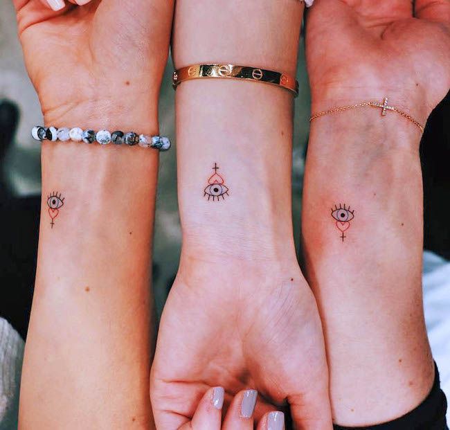 Tatuaggio madre-figlia di @angelicap_franco
