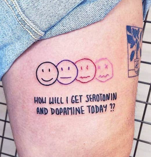 Tatuaggio sull'umore di @viandebleue