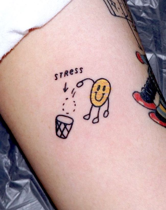 Un tatuaggio per buttare via lo stress di @tattoo_q