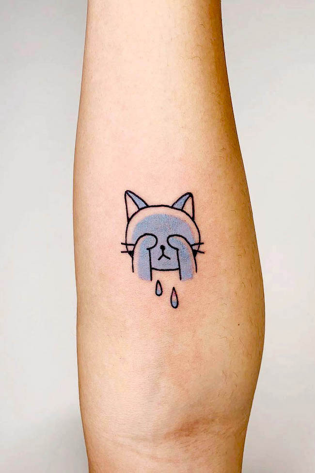 Le lacrime sono ok un simpatico tatuaggio di @tattooistyuan