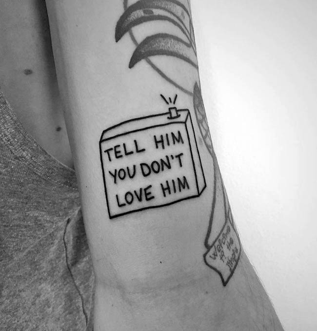 Tatuaggio Speak your mind di @nancydestroyer