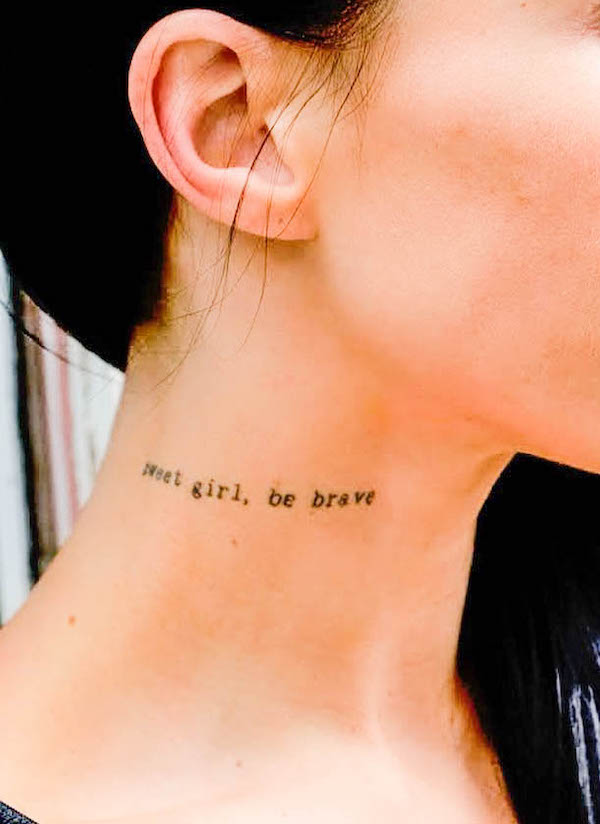 tatuaggio sulla salute mentale di @egales