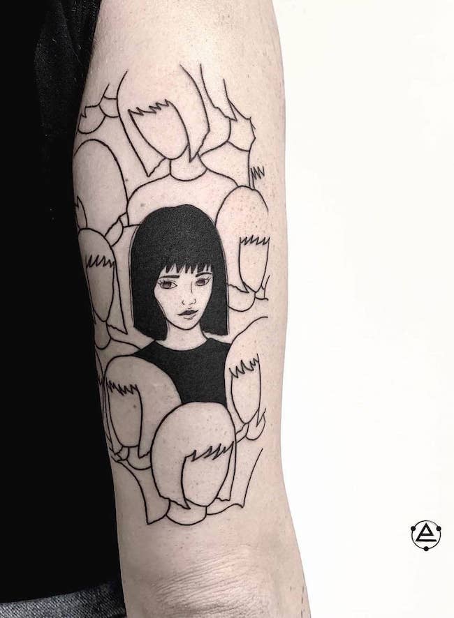 Non sei strano sei speciale un tatuaggio significativo di @m_aarte