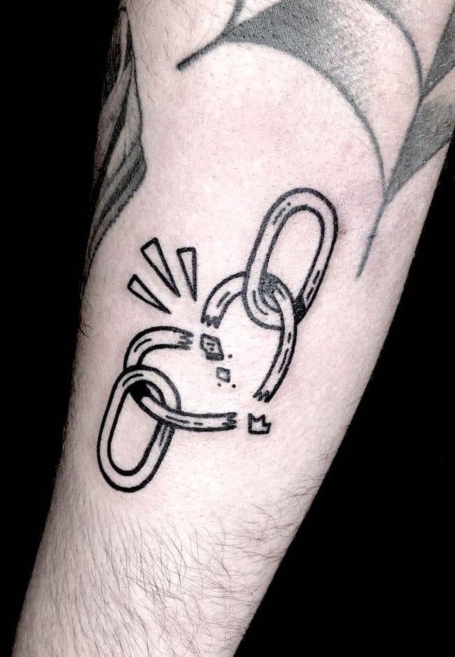 Tatuaggio Heartbroken di @__shiroyami__