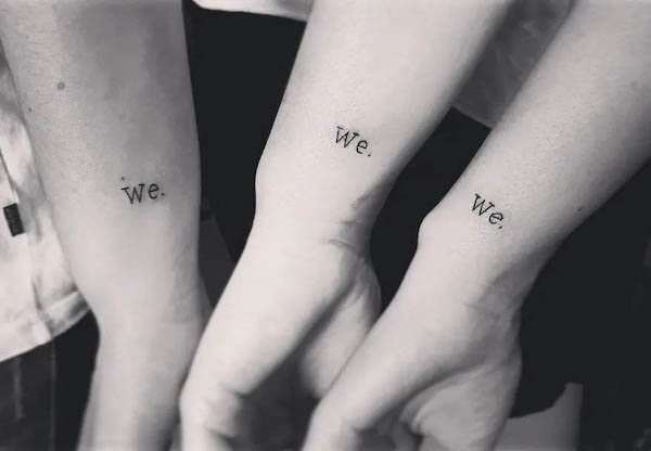We _ sisters tatuaggi di @santaflorencia.tattoo